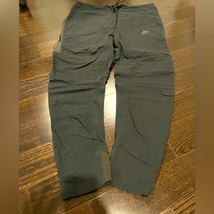 NIKE drawstring trouser pants with elasticized cuff